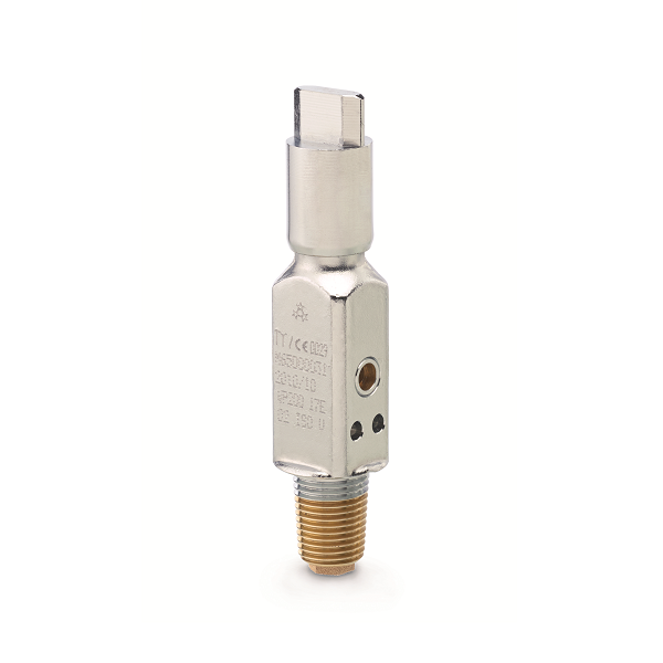 Pin Index cylinder valve with RPV for medical gases - M650